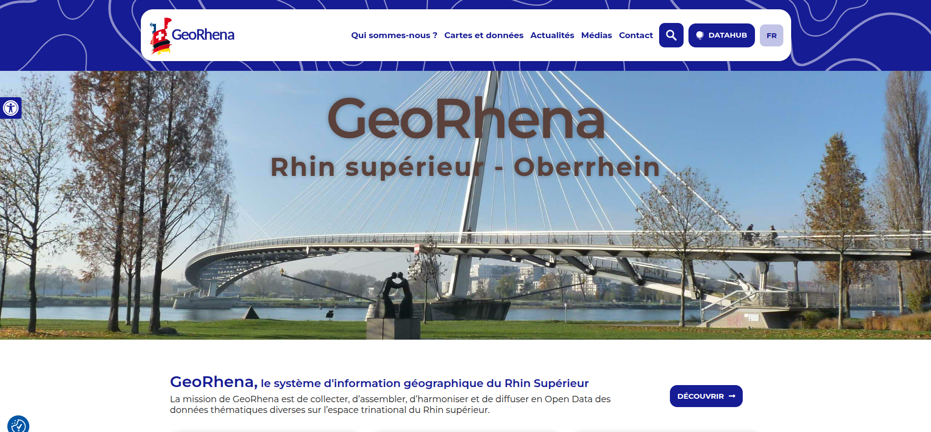 Interface web GeoRhena